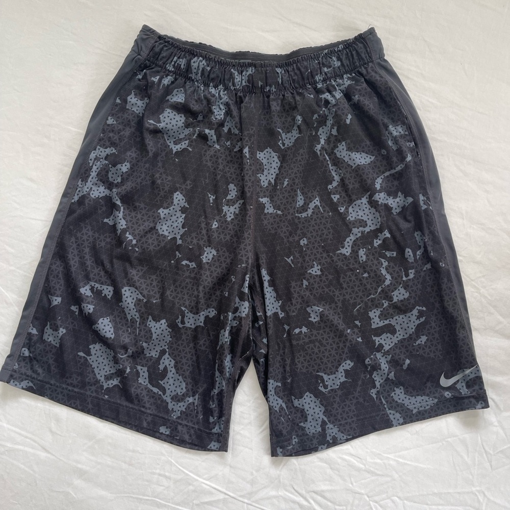 Nike Grey Camo Basketball Shorts